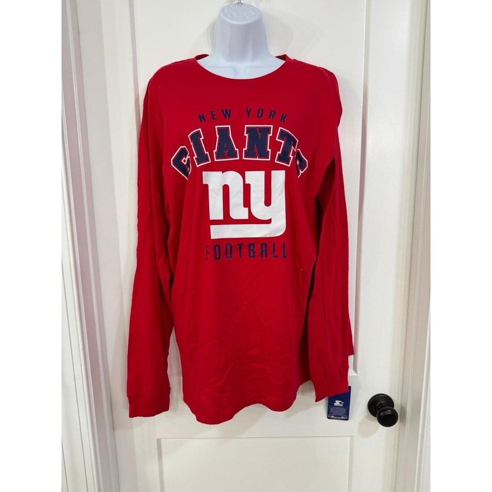 Starter New York Giants NFL Football Long Sleeve Shirt xl